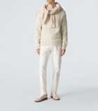 Loro Piana Carlo cotton-blend straight pants