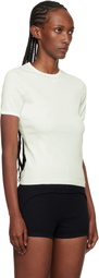 Courrèges Blue Signature Contrast T-shirt