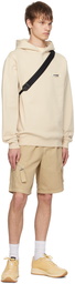 JACQUEMUS Beige Les Classiques 'Le hoodie Gros Grain' Hoodie