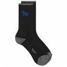 Paul Smith Men's Zebra Socks in Black