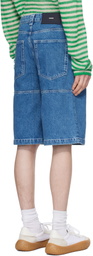 SUNNEI Blue Classic Denim Shorts