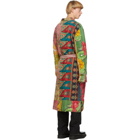 Mr. Saturday SSENSE Exclusive Multicolor Patchwork Robe Coat