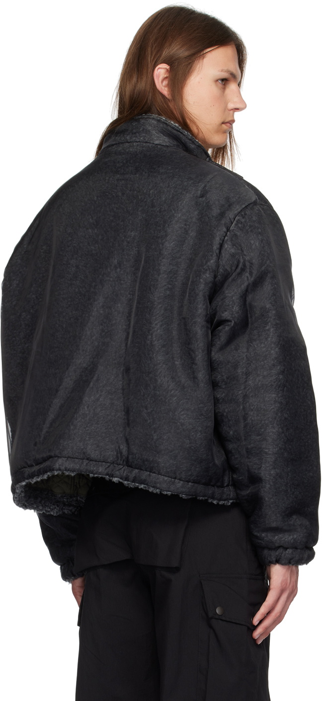 KOZABURO Black Transparent Down Jacket Kozaburo