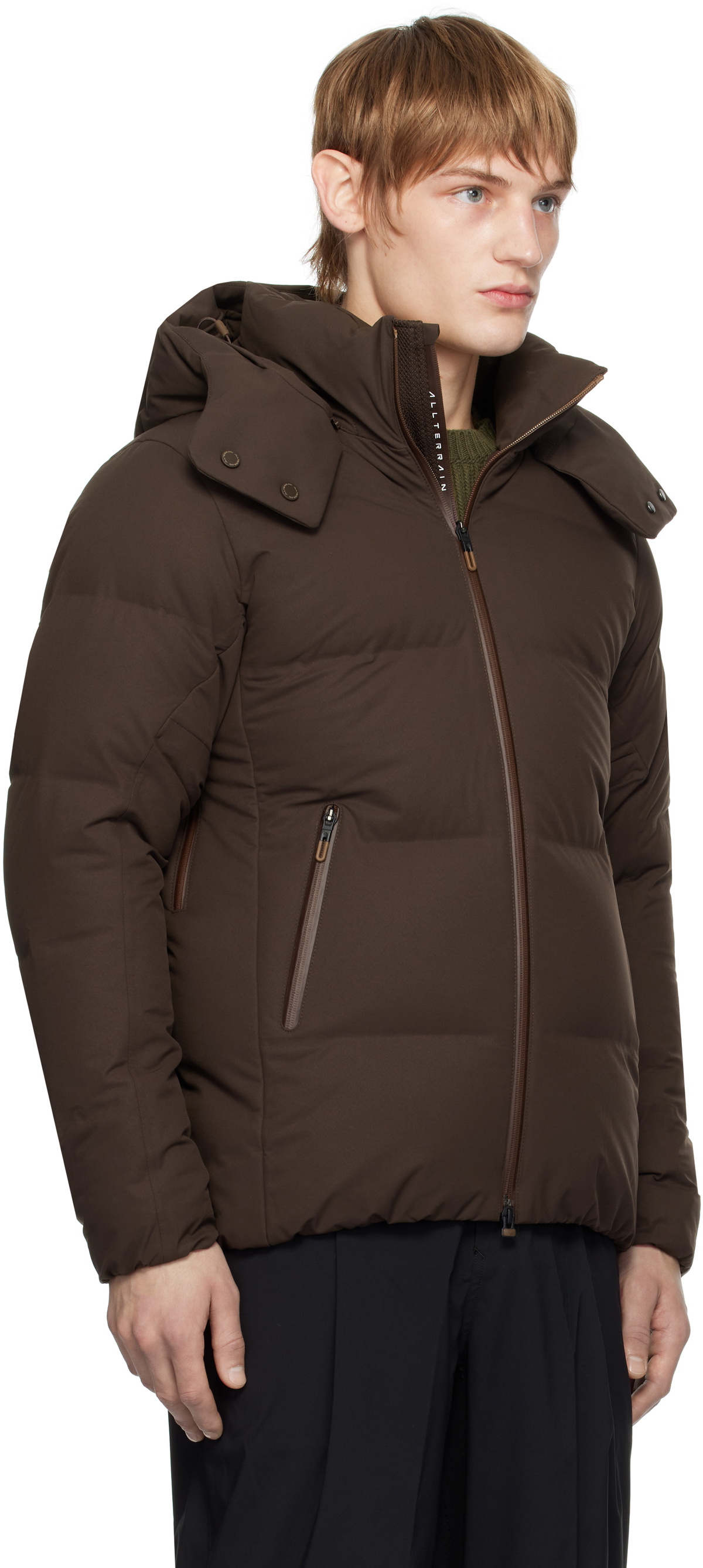 Descente ALLTERRAIN Brown Mizusawa Mountaineer Down Jacket