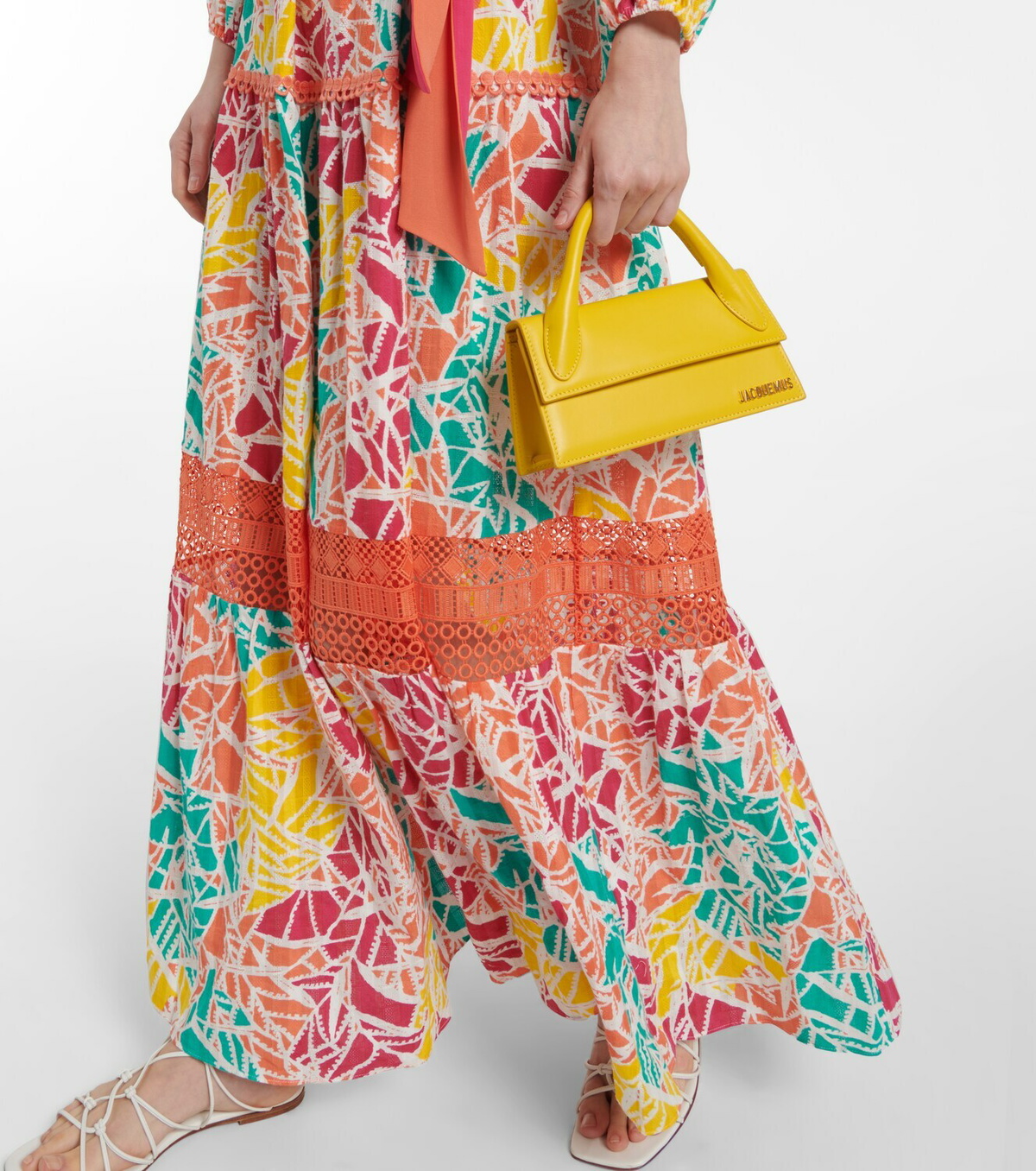 [ DIANE von FURSTENBERG ] プリントコットンマキシドレス DIANE VON FURSTENBERG Ziva floral-print crepe de chine maxi