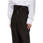 D by D Black Wide Trousers