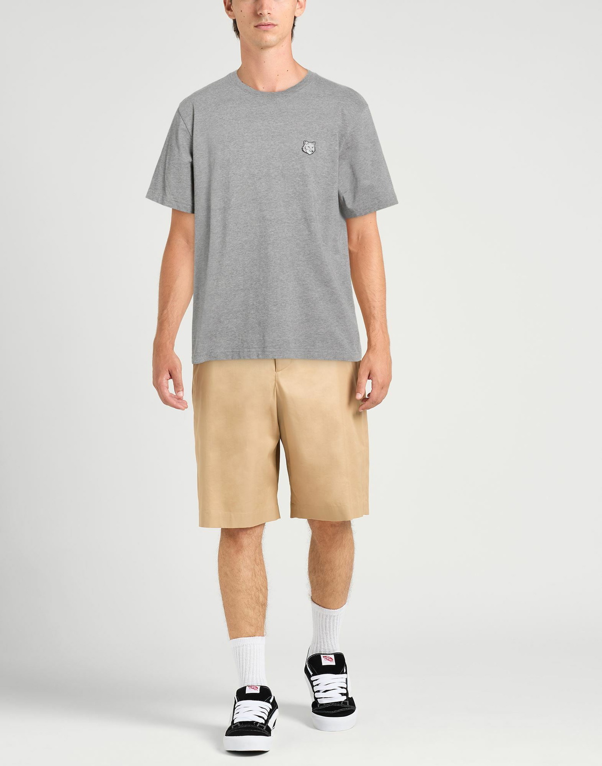 Maison Kitsuné Mens T-shirt in Grey