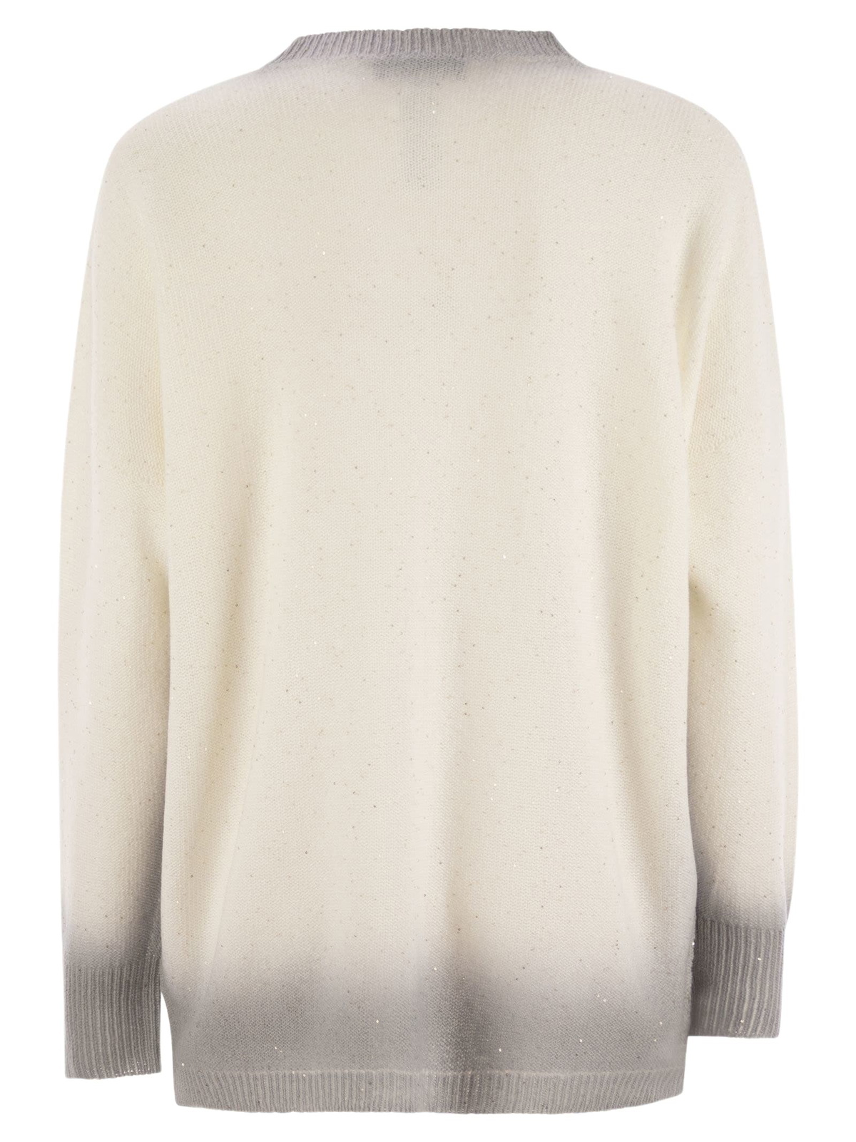 Fabiana Filippi Cotton And Linen Jersey With Sequins