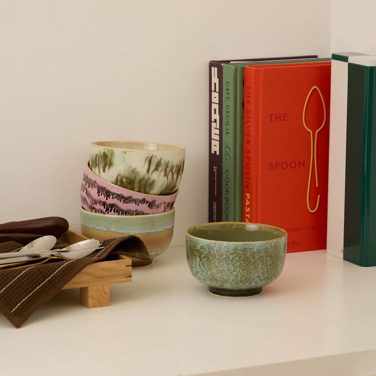 HKliving Noodle Bowls - Set of 4 in Dada 