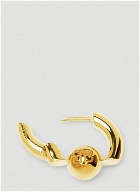 Cut XS Hoop Earrings in Gold