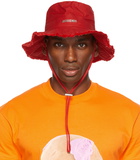 Jacquemus Red La Montagne 'Le Bob Artichaut' Bucket Hat