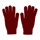 PS by Paul Smith Red Wool Gloves