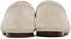 LEMAIRE Beige Outdoor Slipper Loafers