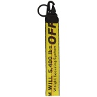 Off-White Yellow Industrial Keychain
