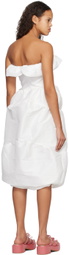 Kika Vargas SSENSE Exclusive White Laila Midi Dress