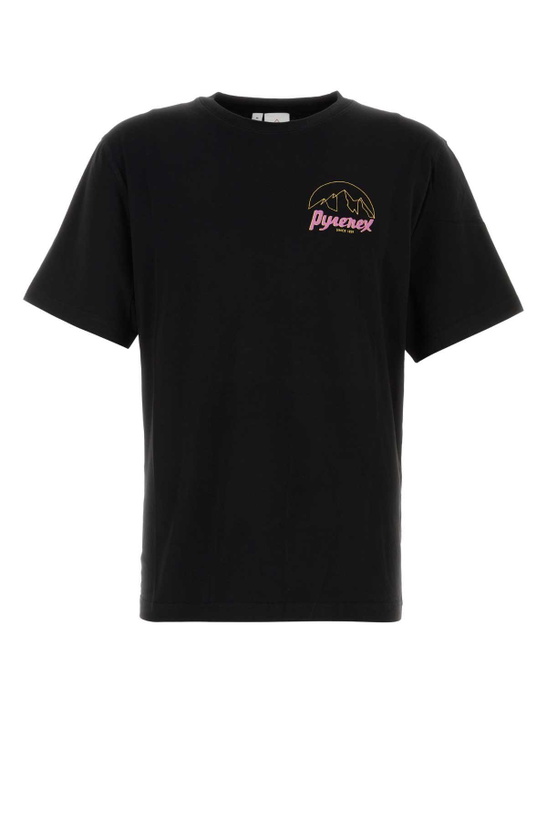Photo: Pyrenex Black Stretch Cotton T-shirt