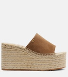 Gianvito Rossi Suede espadrille wedges