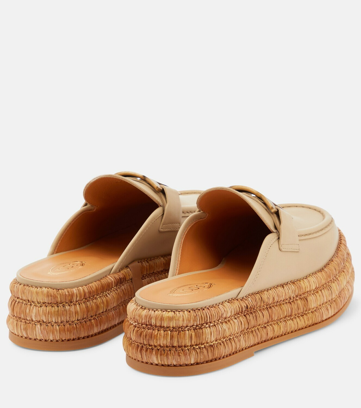 Tod's - Kate leather platform slippers Tod's