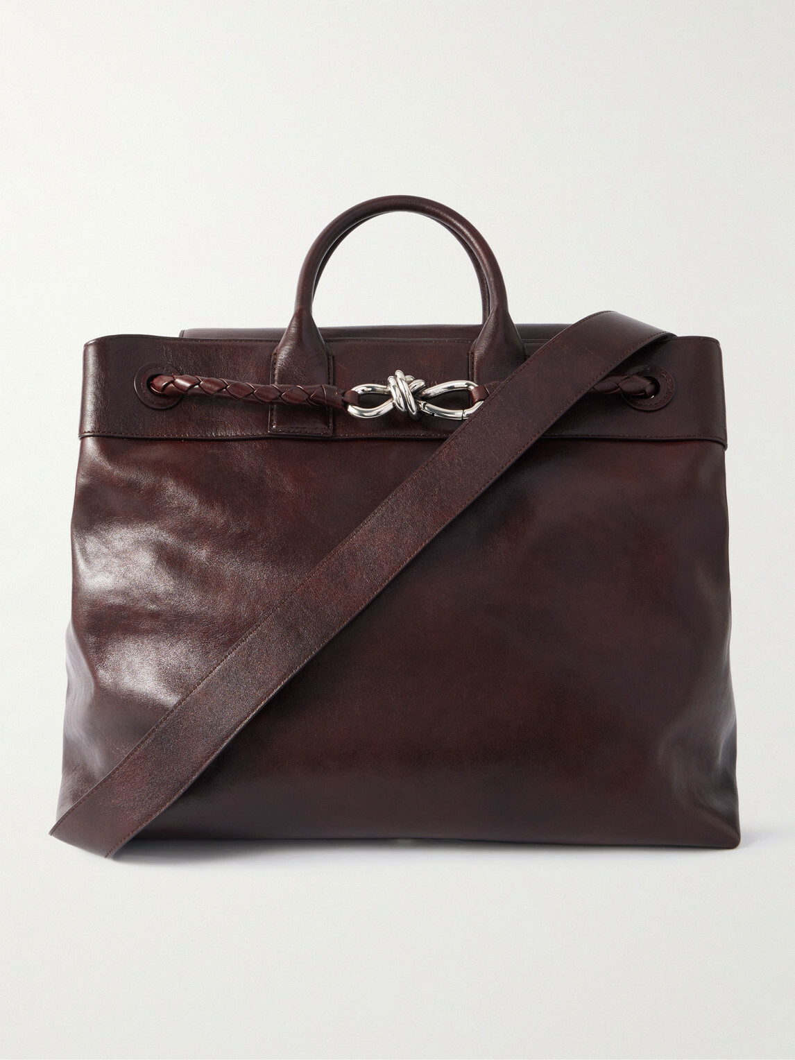 Bottega Veneta - Andiamo Large Leather Messenger Bag