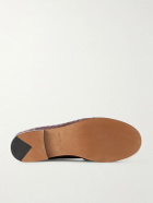 Bottega Veneta - Intrecciato Leather Loafers - Burgundy