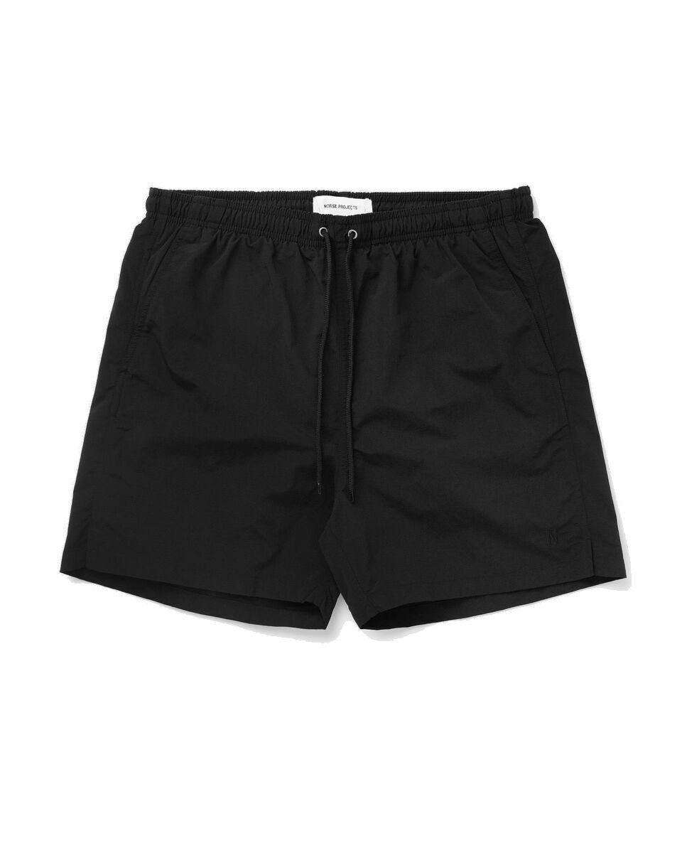 Photo: Norse Projects Hauge Recycled Nylon Swimmers Black - Mens - Swimwear
