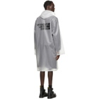 VETEMENTS Transparent Limited Edition Logo Print Raincoat