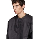 OAMC Black Transmission Zip-Off Sleeve Sweatshirt