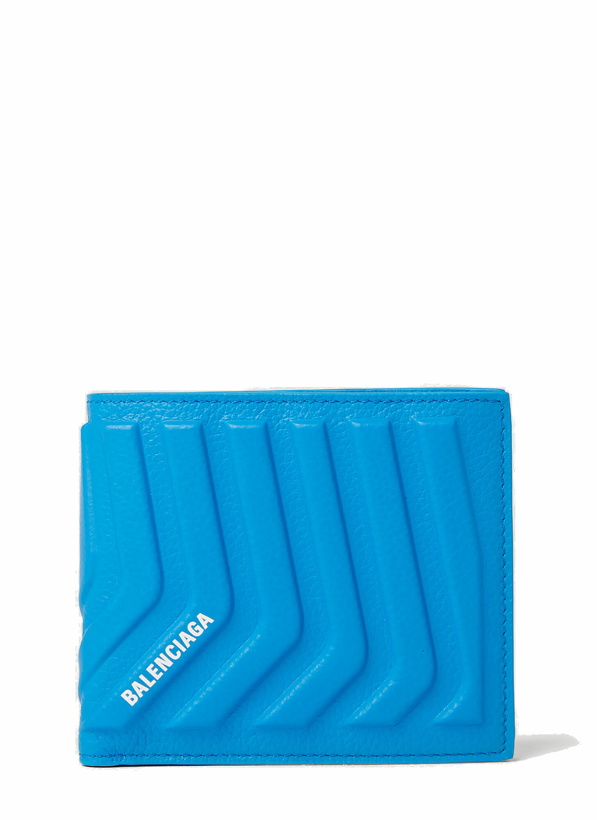 Photo: Balenciaga - Car Bi-Fold Wallet in Blue