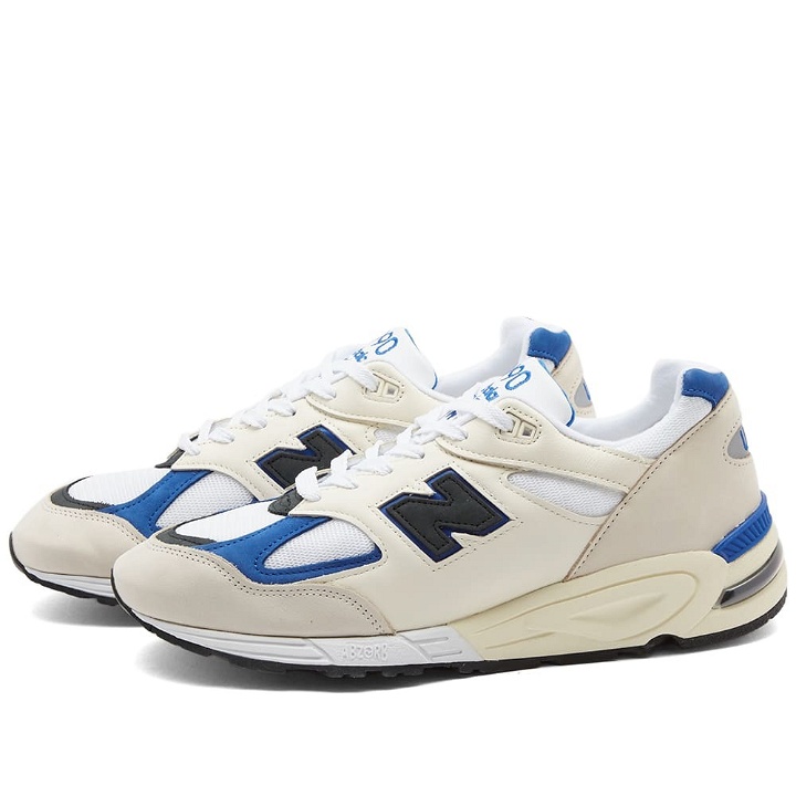 Photo: New Balance M990WB2 - Made in USA Sneakers in White