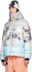 KidSuper Gray Crofton Down Jacket