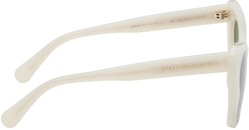 Stella McCartney White Cateye Sunglasses Women White Cat-Eye Sunglasses | Stella McCartney US main image 2