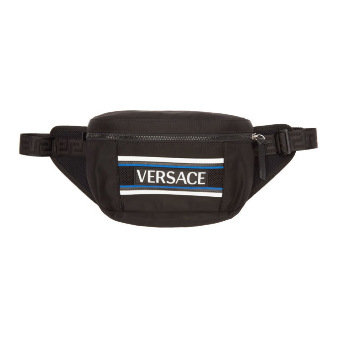 Photo: Versace Black Palladium Belt Bag