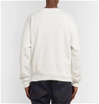 Human Made - Printed Loopback Cotton-Jersey Sweatshirt - White