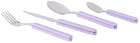 Sabre Purple Bistrot Brilliant Flatware Set, 24 pcs