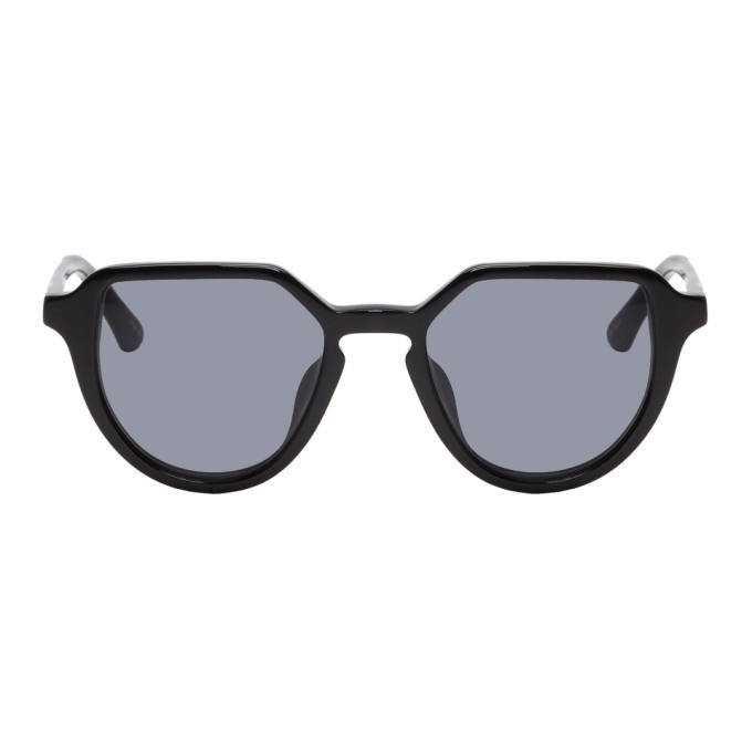 Photo: Dries Van Noten Black and Grey Linda Farrow Edition 184 C1 Sunglasses
