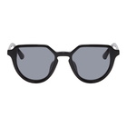 Dries Van Noten Black and Grey Linda Farrow Edition 184 C1 Sunglasses