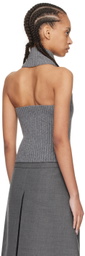 Fax Copy Express SSENSE Exclusive Gray Sweater