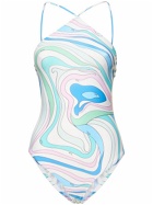 PUCCI Shiny Lycra One Piece Swimsuit