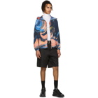 Alexander McQueen Multicolor Painters Canvas Blouson Hoodie