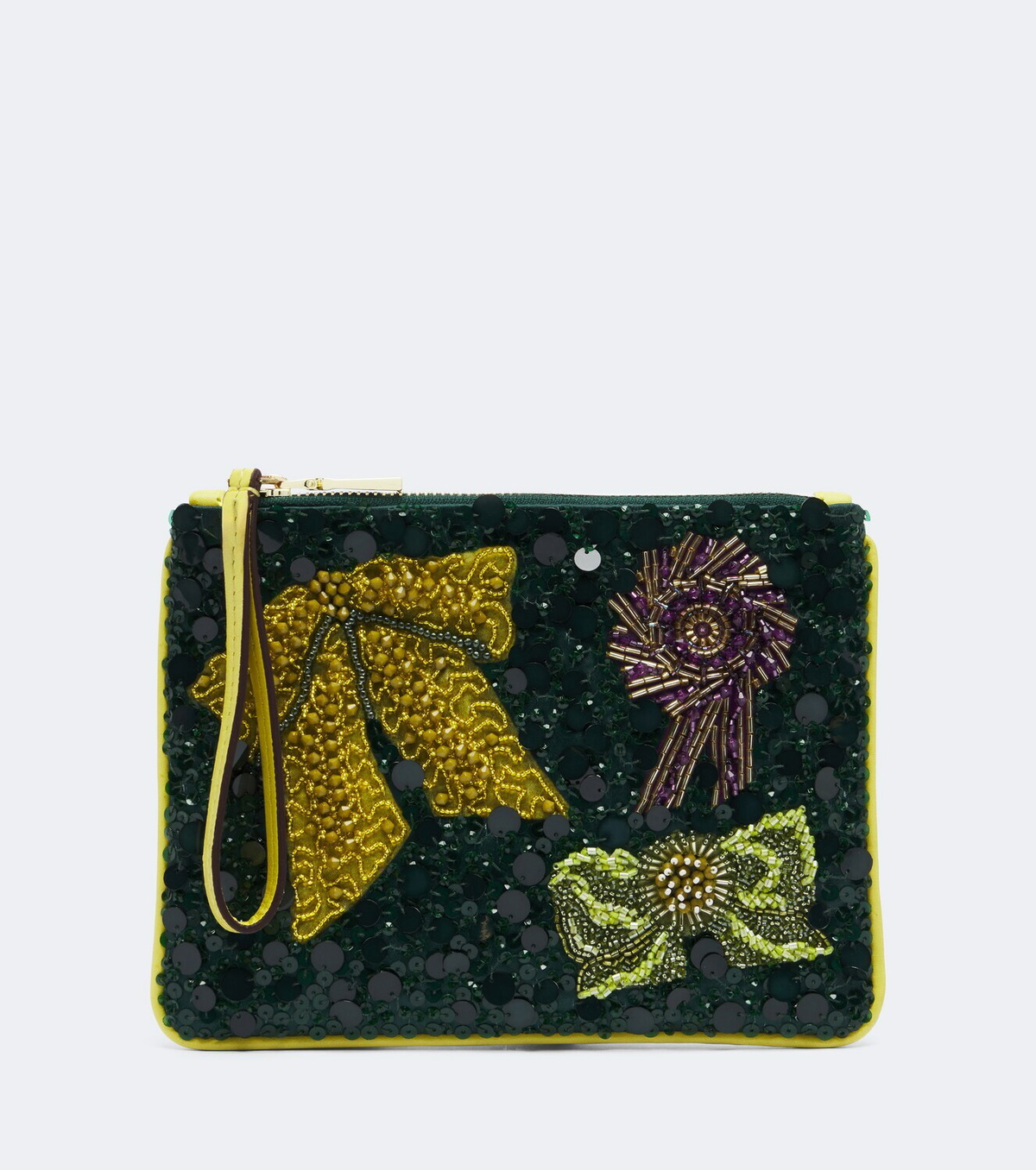 Alémais Rosette embellished pouch