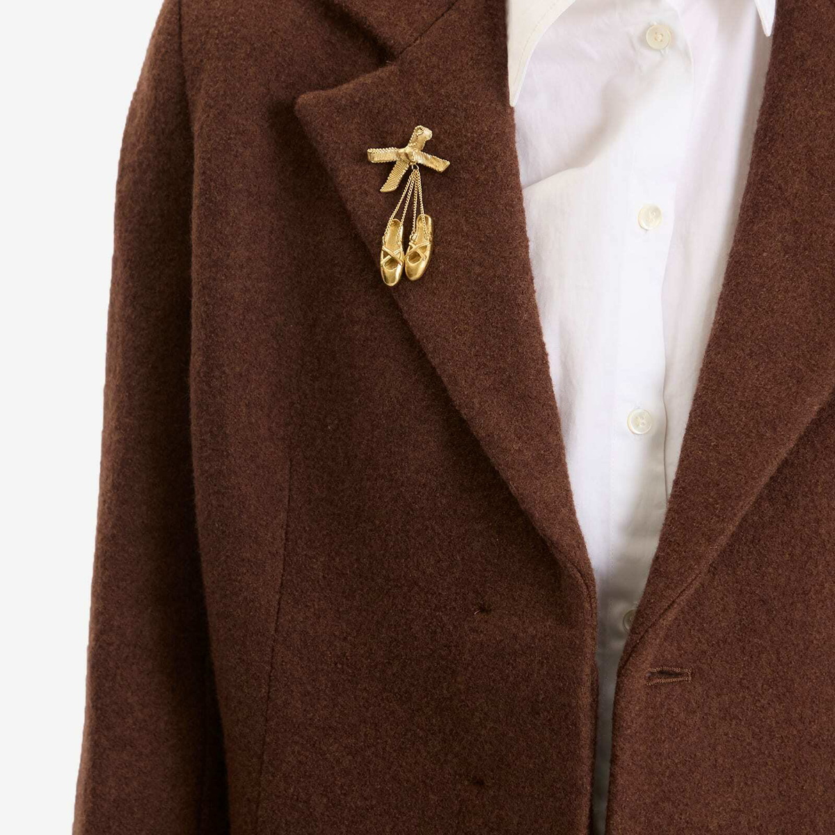 ALÉMAIS Women's Court Coat in Chocolate