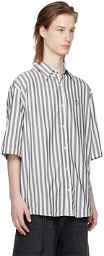 Acne Studios Black Stripe Shirt