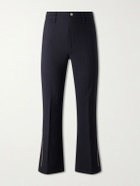 KAPITAL - Daddy's Ox Flared Twill Trousers - Blue