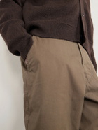 Margaret Howell - Tapered Cotton-Blend Canvas Trousers - Green