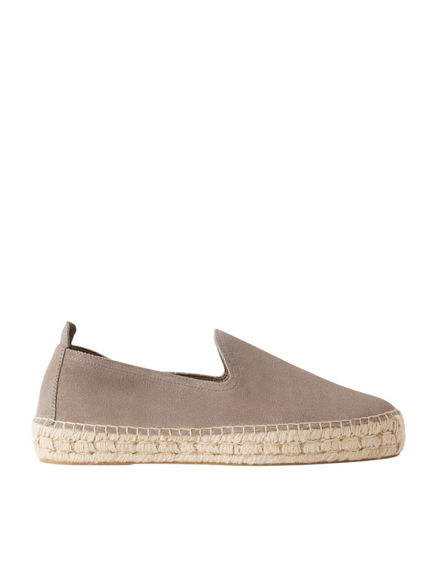 Photo: MORJAS - The Espadrille Suede Espadrilles - Brown