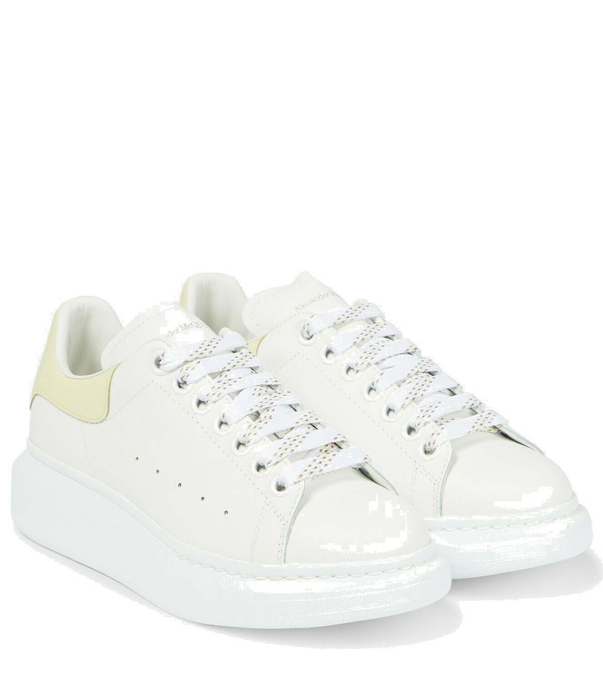 Alexander McQueen Oversized embellished leather sneakers Alexander McQueen
