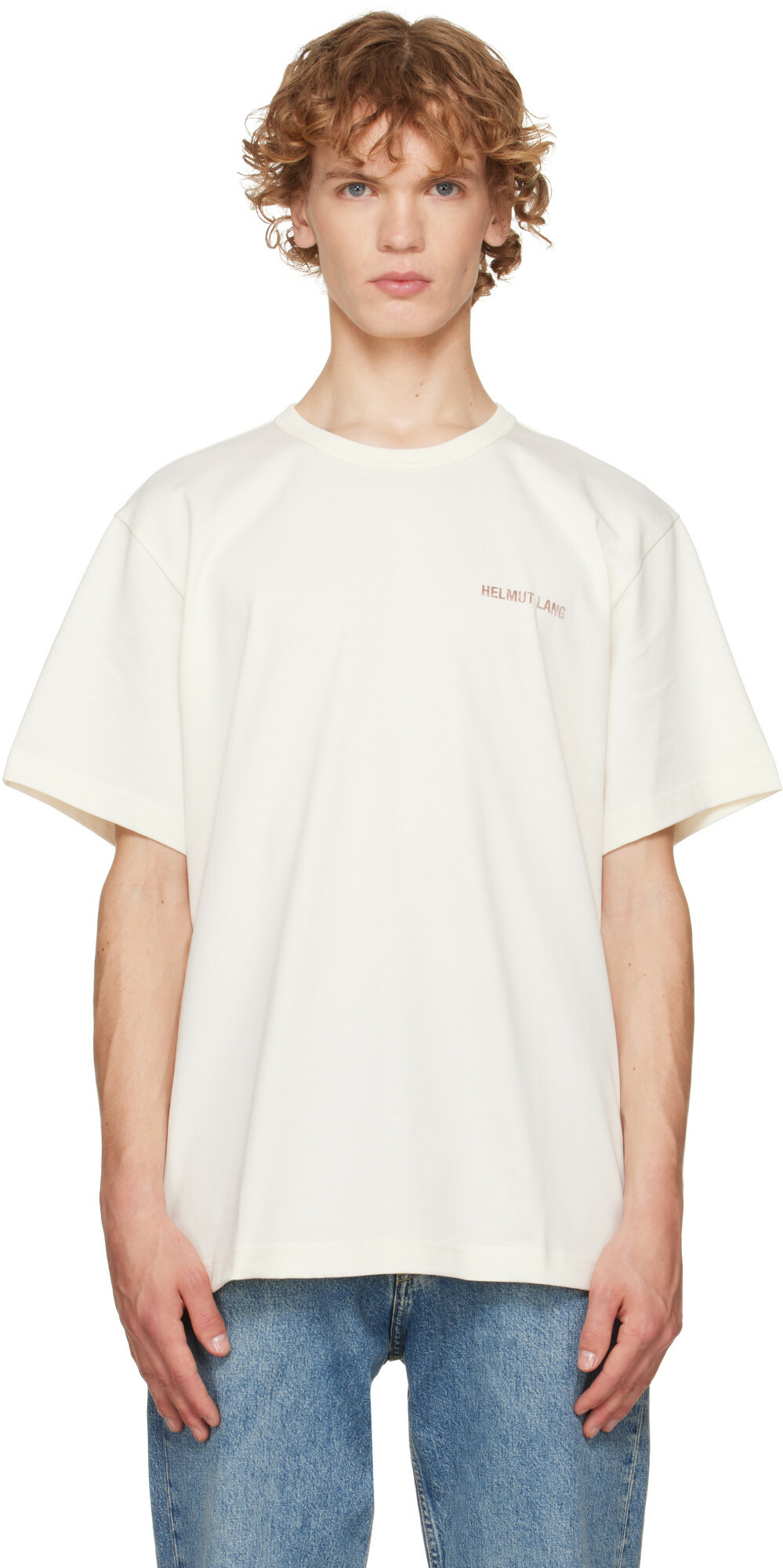 Helmut Lang White Walter Pfeiffer Edition Long Sleeve Hands 1984 T