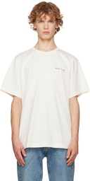 Helmut Lang Off-White Logo T-shirt