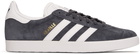 adidas Originals Grey Gazelle Sneakers