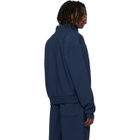 The North Face Navy TNF Red Box Half Zip Sweatshirt